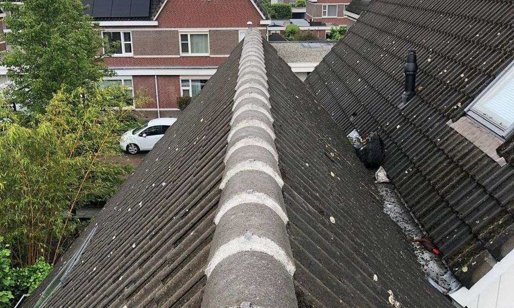 Repareren van nokvorsten in Ede